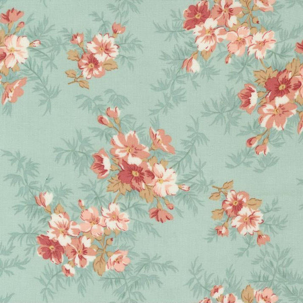 Sandalwood - Cassandra Florals Eucalyptus - Cotton Fabric