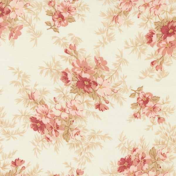 Sandalwood - Cassandra Florals Opal - Cotton Fabric