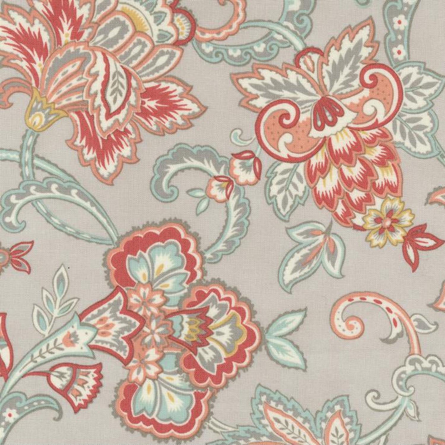 Sandalwood - Moonbeam Paisley - Cotton Fabric