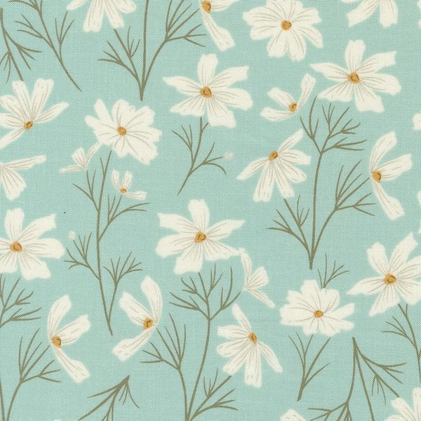 Seaglass Summer - Cottage Florals Ocean Air - Cotton Fabric