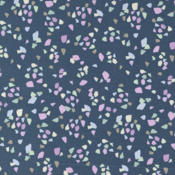 Seaglass Summer - Shimmering Indigo Sea - Cotton Fabric