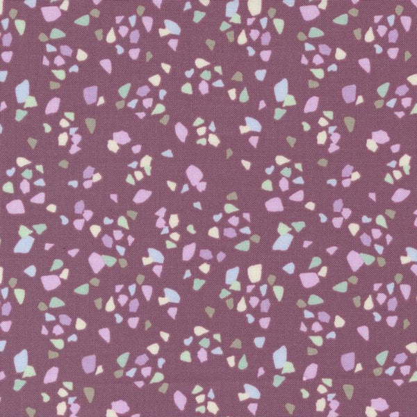 Seaglass Summer - Shimmering Plum - Cotton Fabric