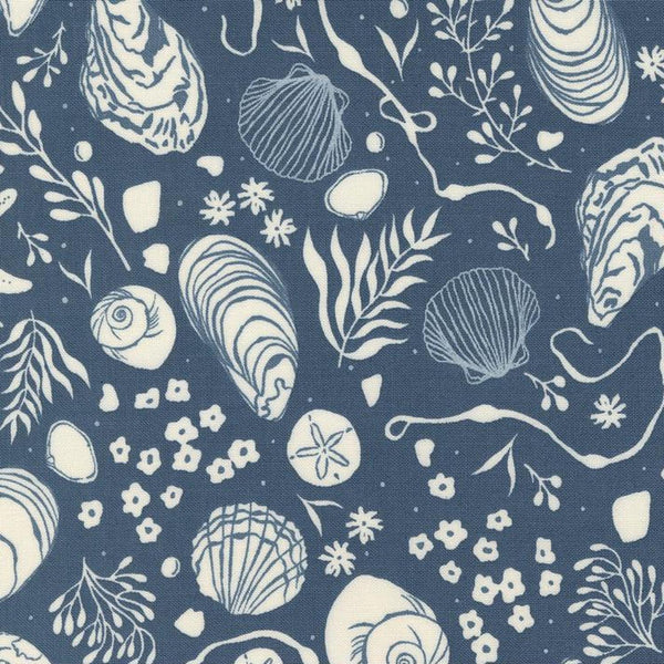 Seaglass Summer - Tide Pool Indigo Sea - Cotton Fabric