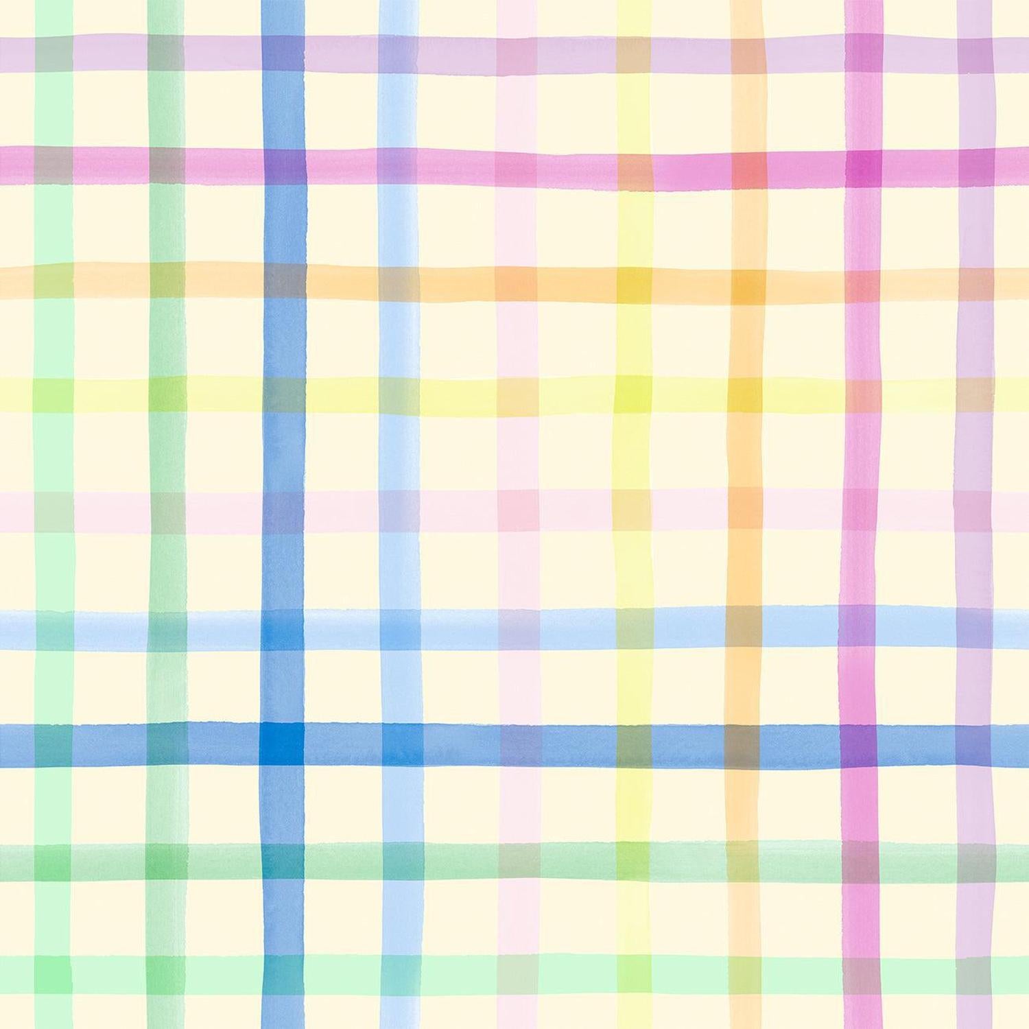 Secret Garden by Wee Blue Bell Picnic Gingham Cotton Fabric