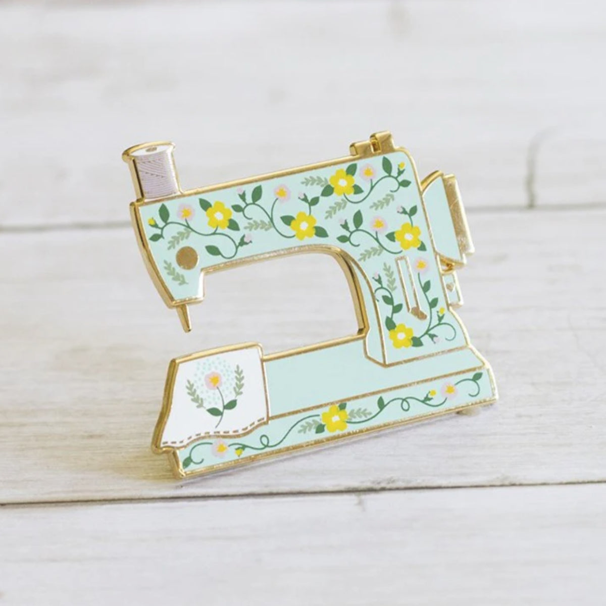 Sewing Machine Enamel Pin