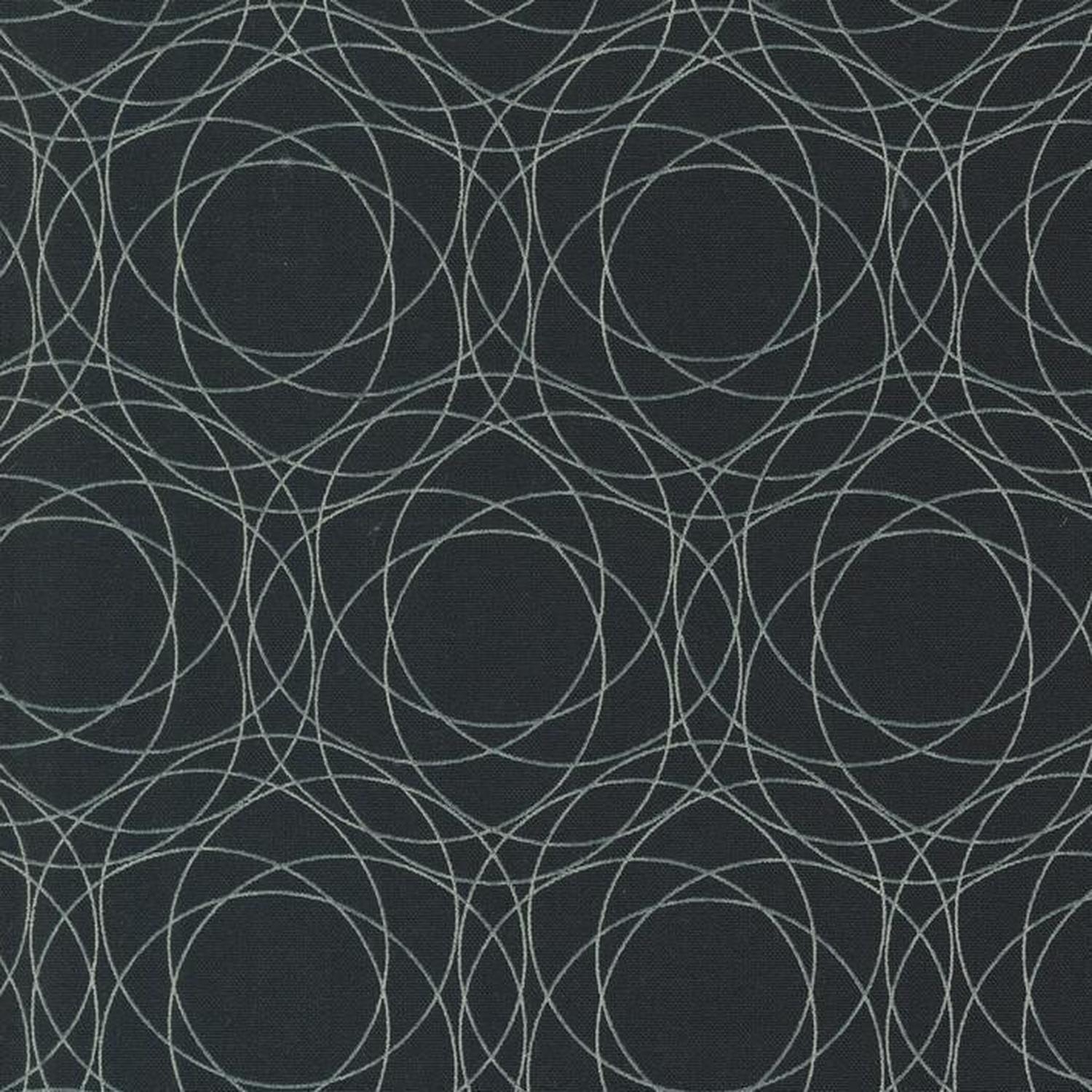 Shimmer by Zen Chic - Crystals Ebony - Cotton Fabric