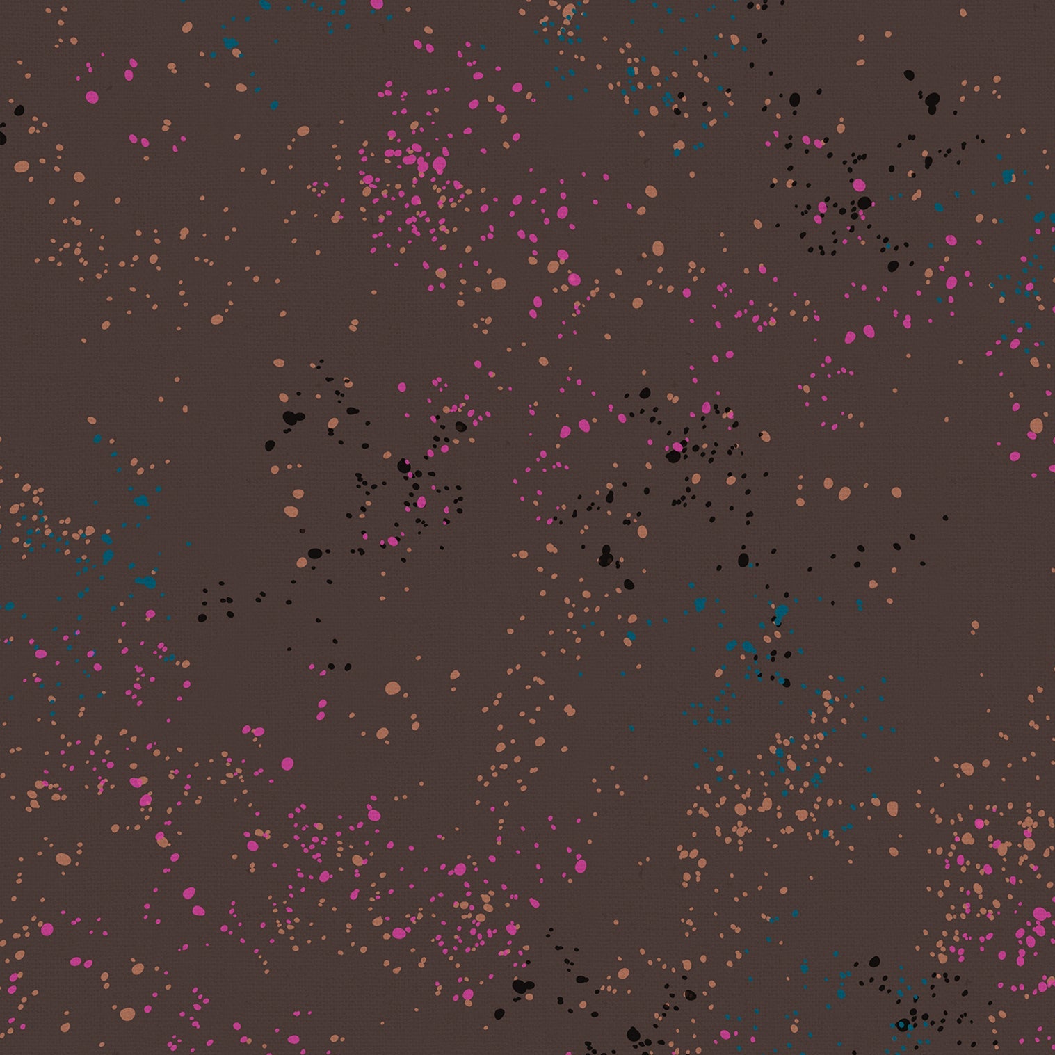 Ruby Star Speckled - Caviar - Cotton Canvas Fabric