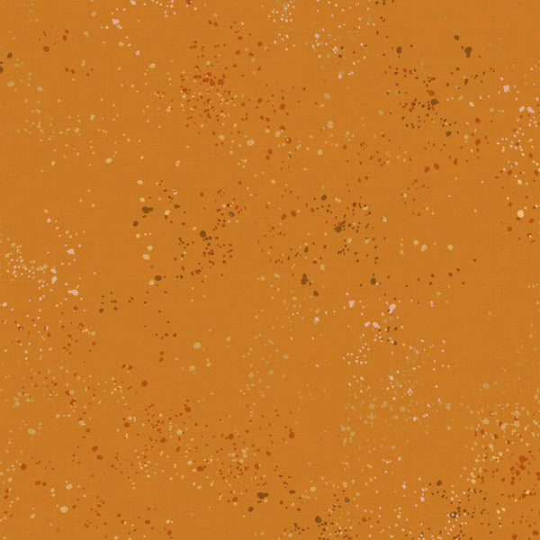 Ruby Star Speckled - Earth - Cotton Canvas Fabric