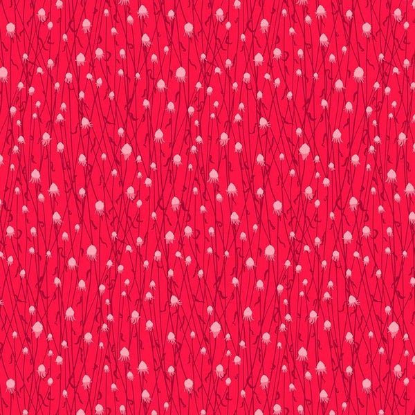 Splendor - Dry Flowers Red - Cotton