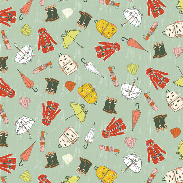 Splish Splash - Rainy Day Outfit - Cotton Fabric
