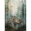Stag and Stone - Fabric Panel