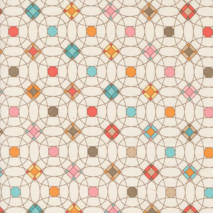 Sunday Brunch - Geometrics Spritzer - Cotton Fabric