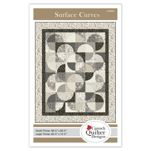 Surface Curves Quilt Pattern