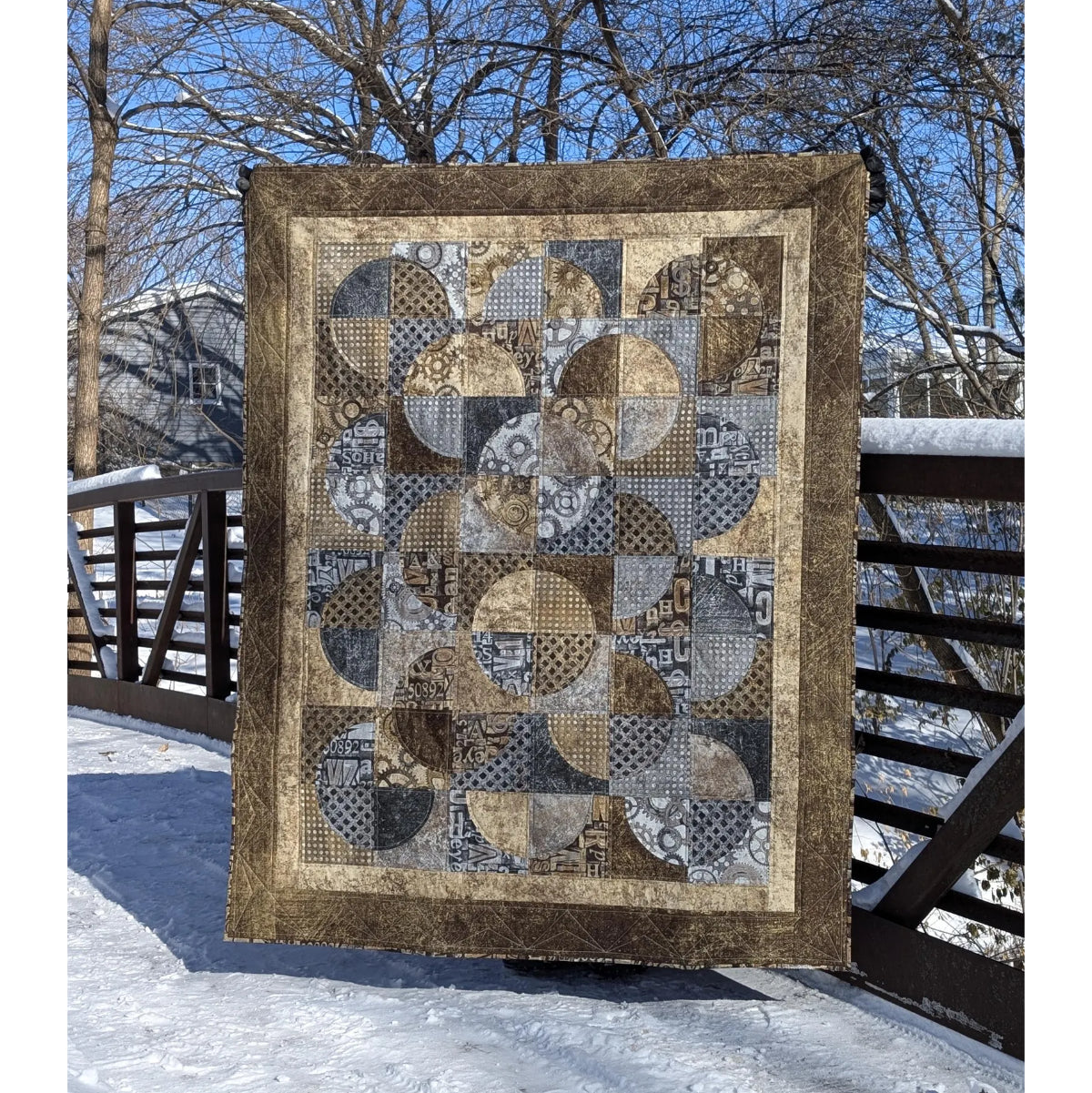 Surface Curves Quilt Pattern