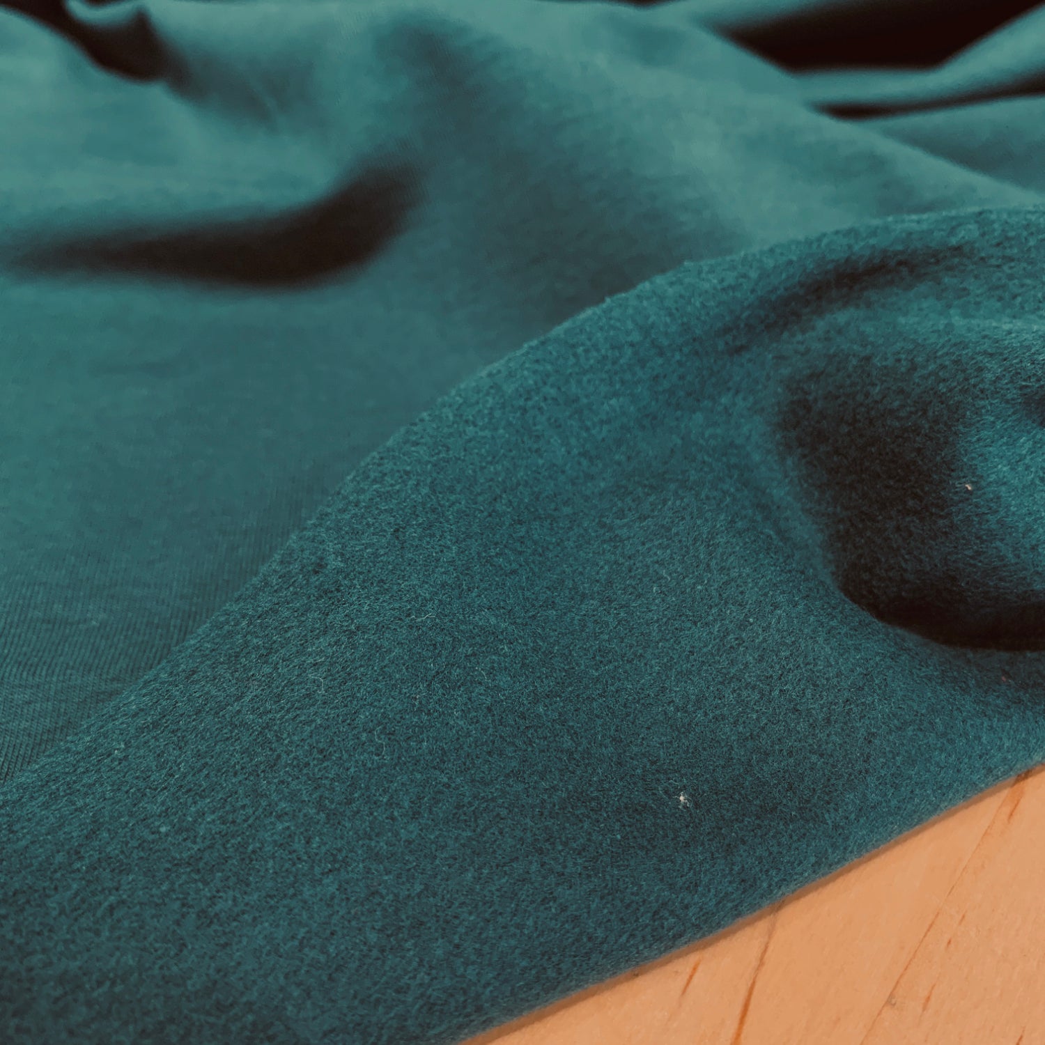 Sweatshirt Fleece Solids - Forest Green