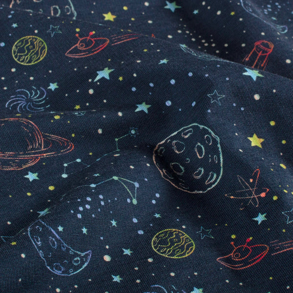 French Terry Fabric - Galaxy