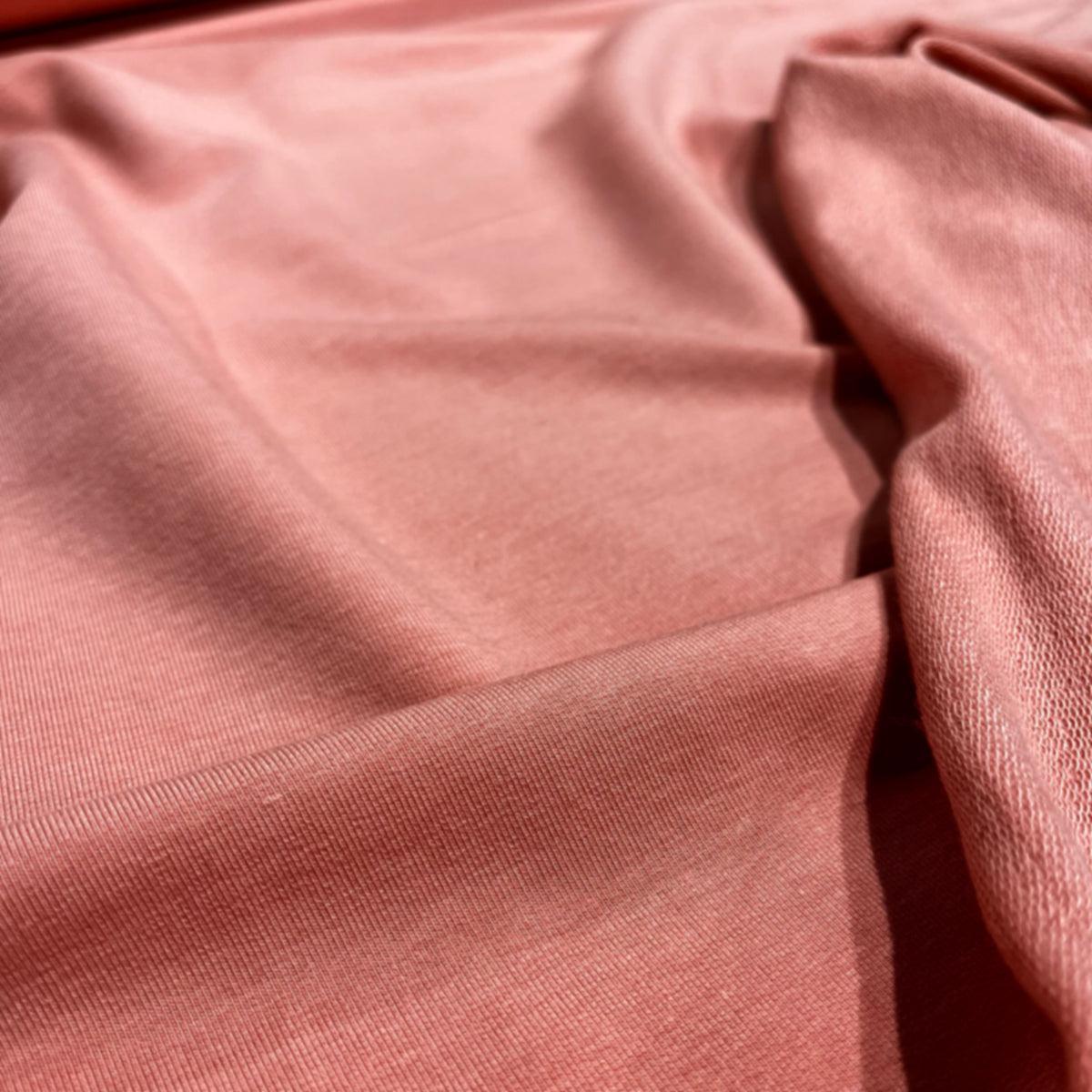 Organic Cotton French Terry: Rose