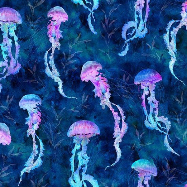 Tides of Colour - Jellyfish - Cotton
