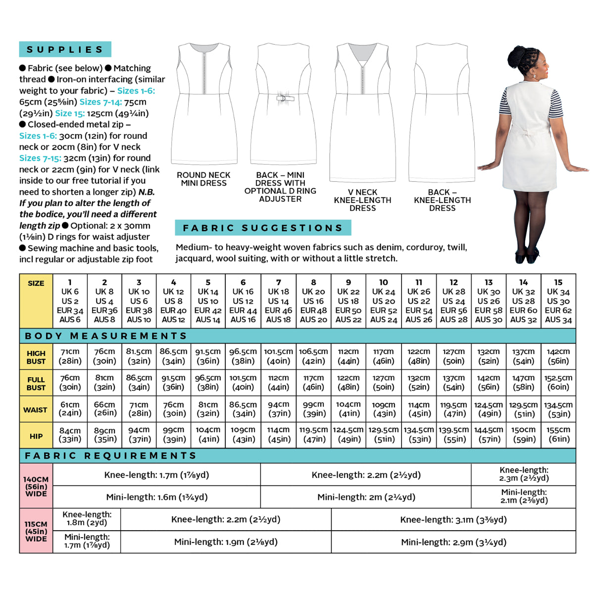 Noa Pinafore Pattern