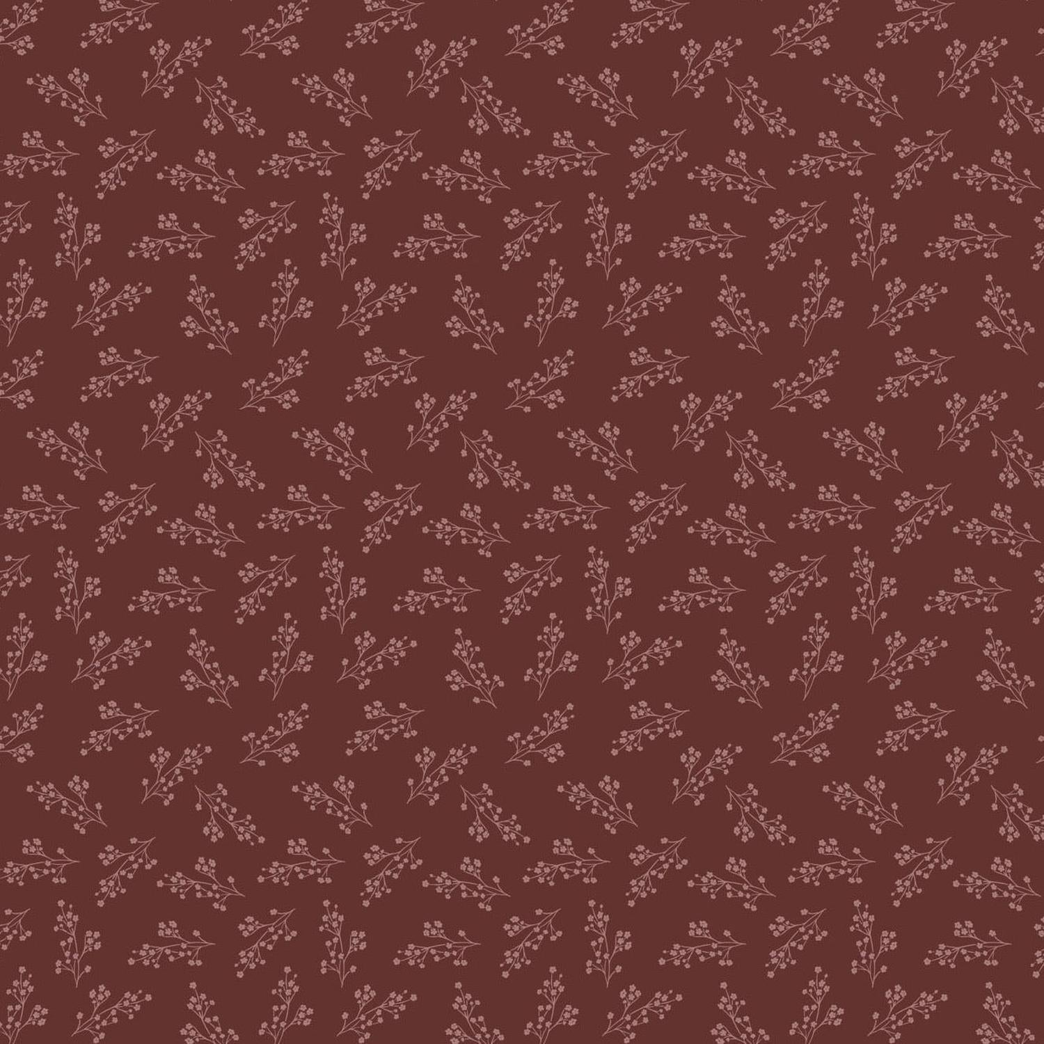 Trek Ditsy Rust cotton fabric