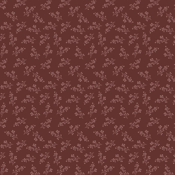 Trek Ditsy Rust cotton fabric