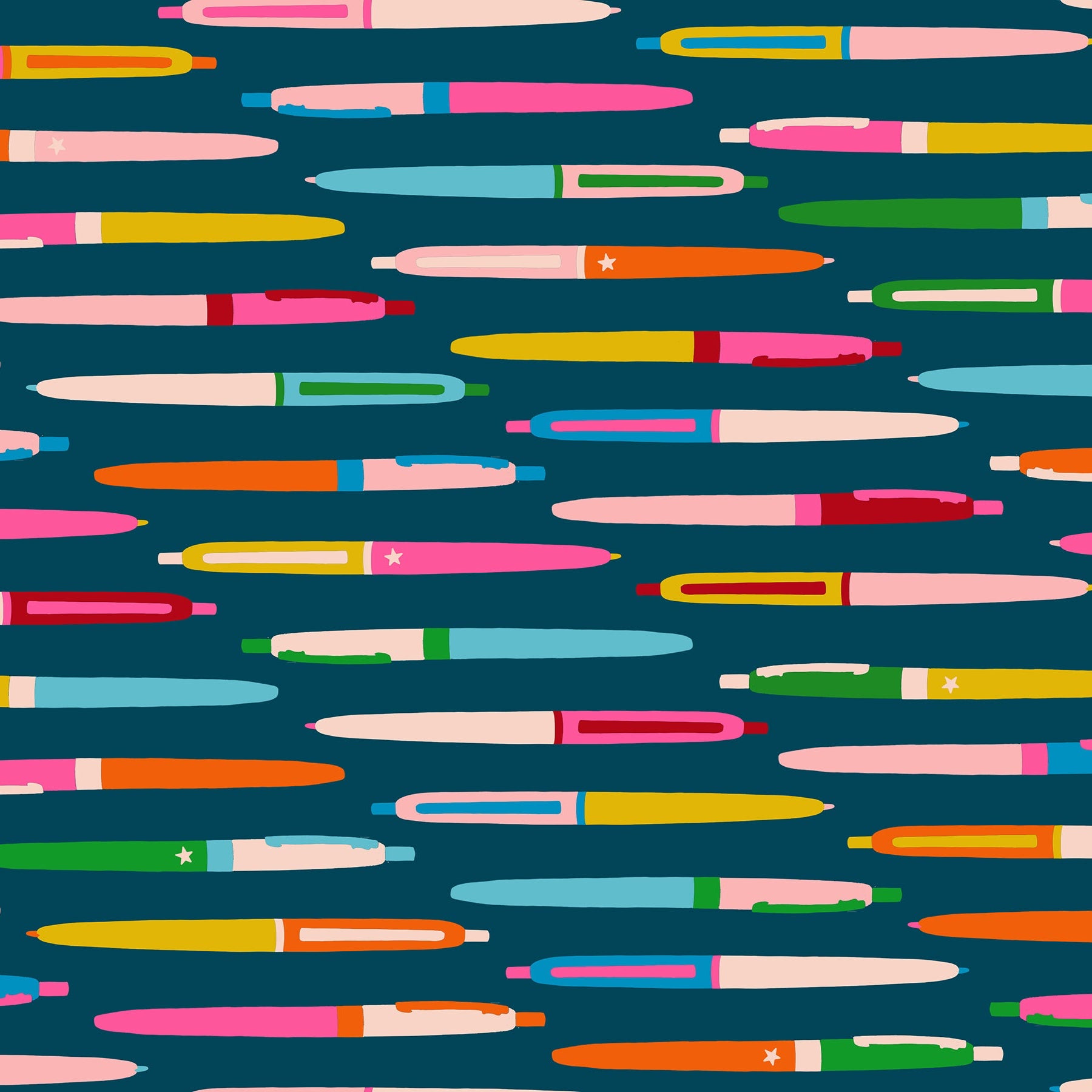 Trinketry by Ruby Star - Pens Galaxy - Cotton Fabric