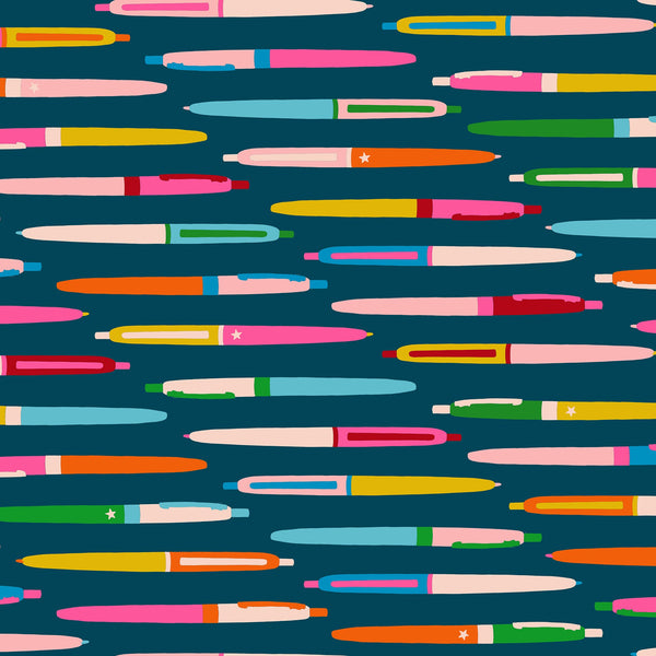 Trinketry by Ruby Star - Pens Galaxy - Cotton Fabric