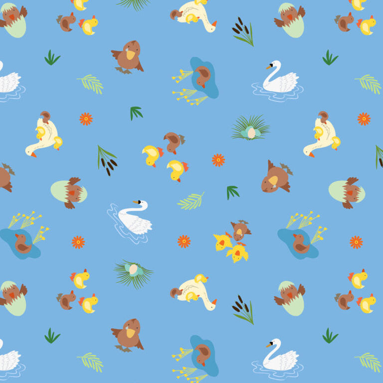 Small Things Fairytales - Ugly Duckling - Cotton Fabric
