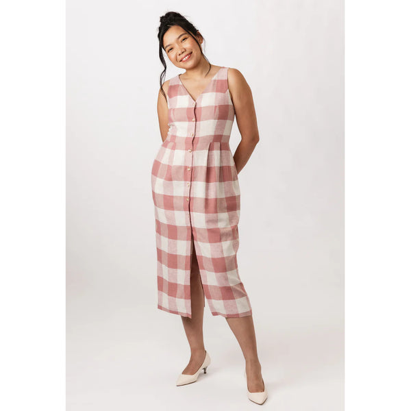 Asteri Button Down Dress & Vest Pattern