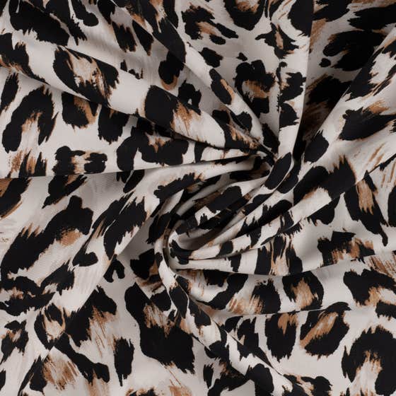 Viscose Stretch Print - Leopard