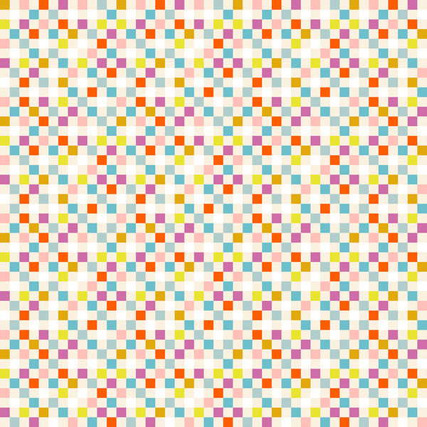 Washi Plus by Ruby Star - Checkmate Pixels - Cotton Fabric