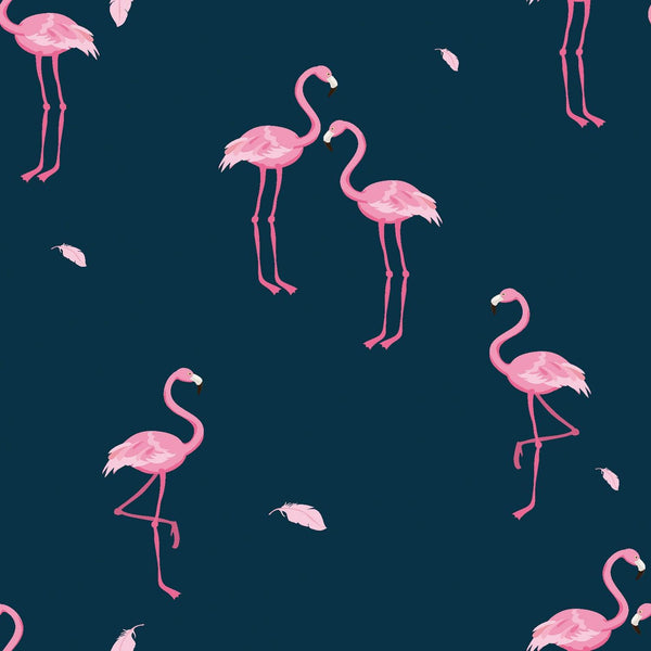Waterproof Canvas - Flamingoes
