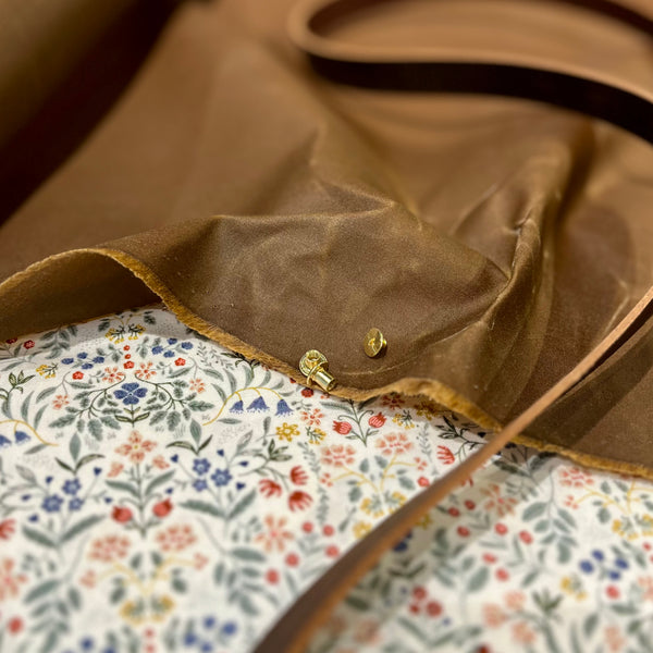 Wax and Leather Tote - Leather Workshop