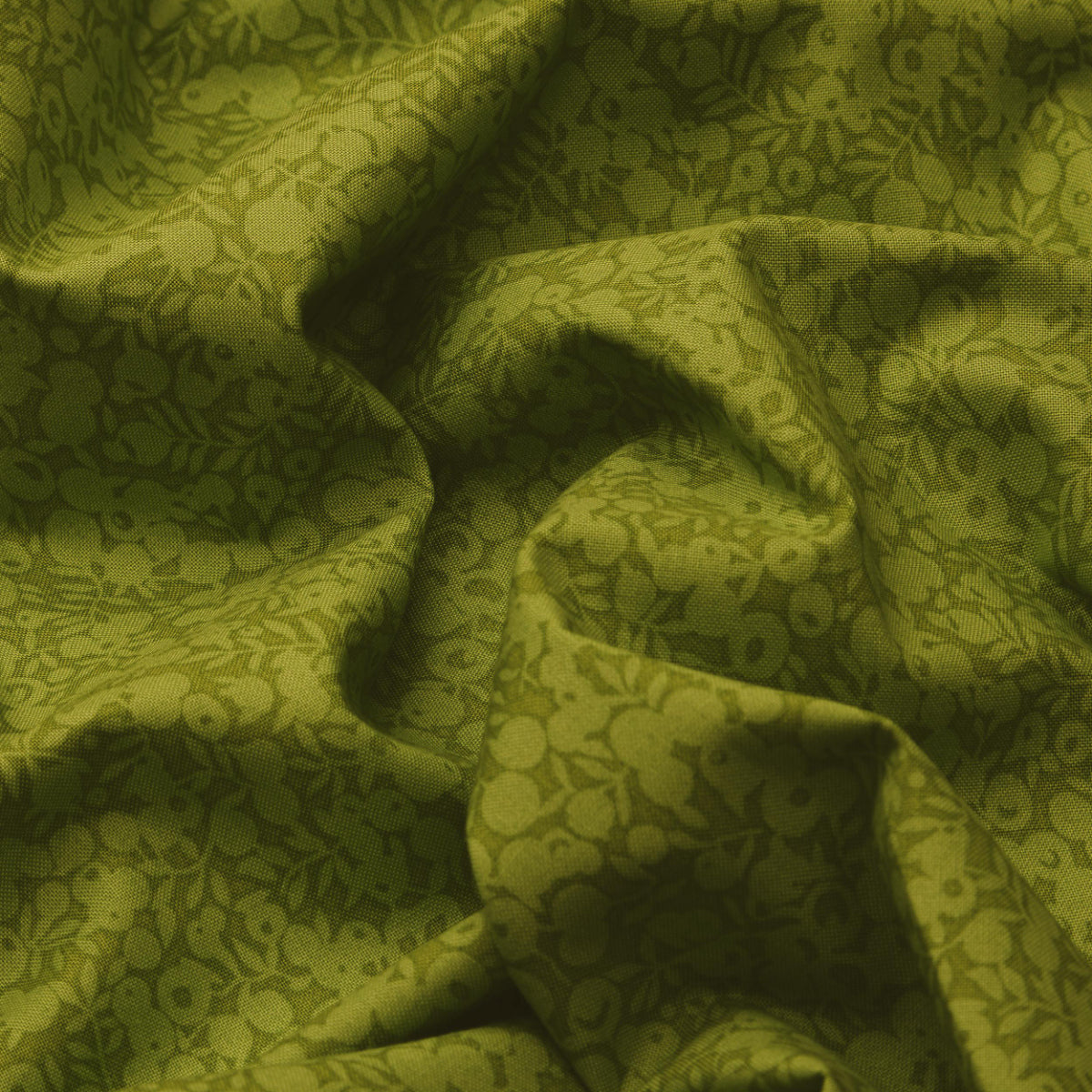 Liberty - Wiltshire Shadow - Olive - Cotton Fabric