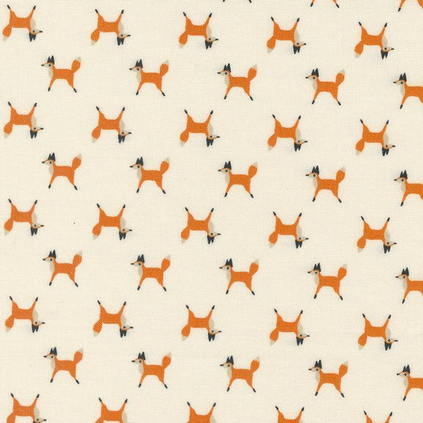 Woodland Wonder by Gingiber - Fox Trot Cloud - Cotton Fabric