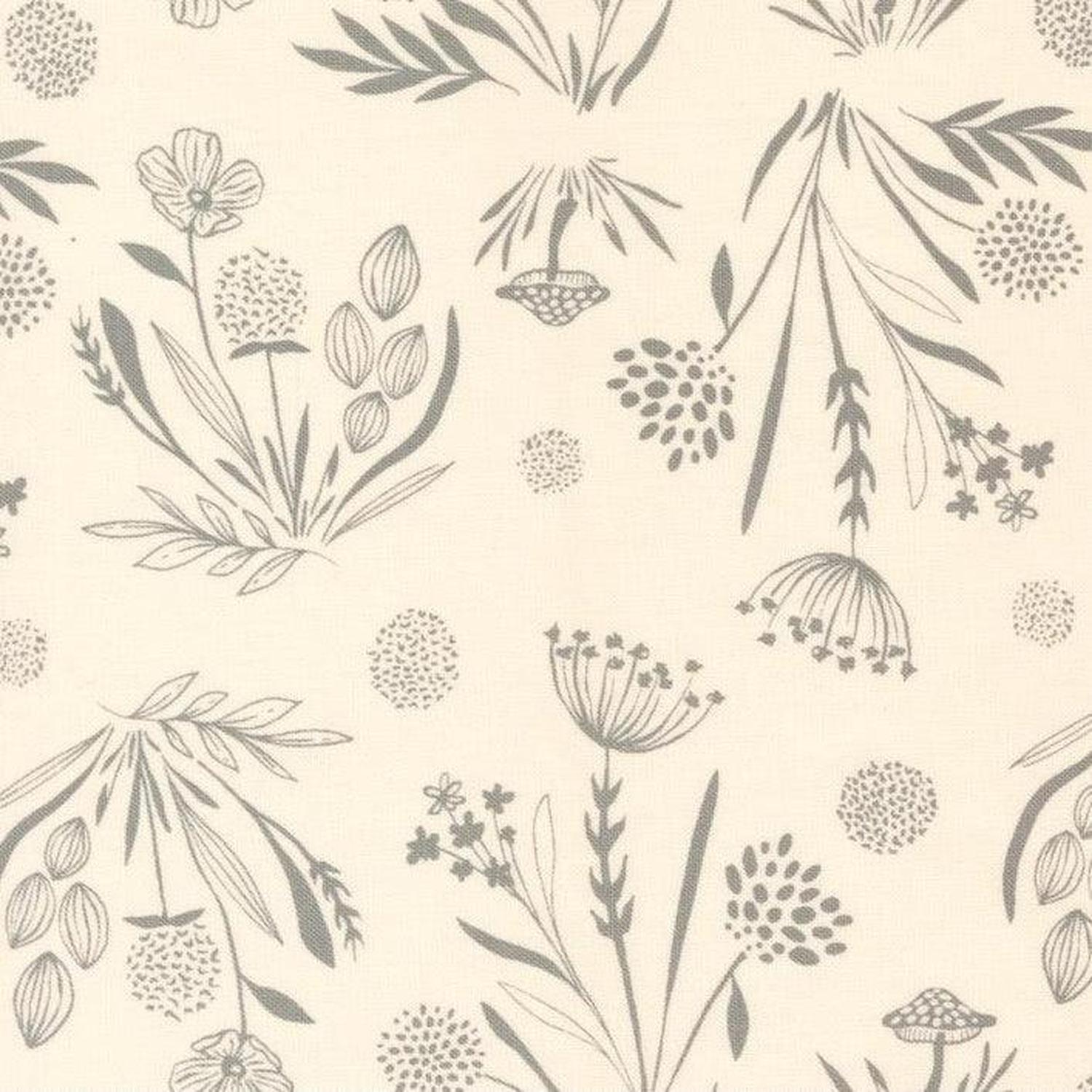 Woodland and Wildflowers - Foraged Finds Cream - Cotton