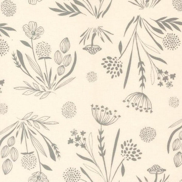 Woodland and Wildflowers - Foraged Finds Cream - Cotton