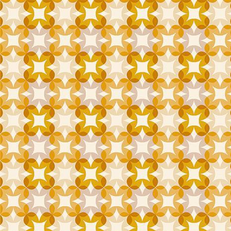 Woodland Park by Ruby Star - Flower Plaid Goldenrod - Cotton Fabric