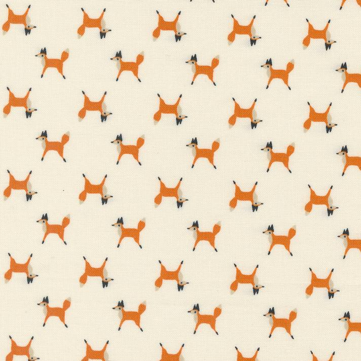 Woodland Wonder by Gingiber - Fox Trot Cloud - Cotton Fabric