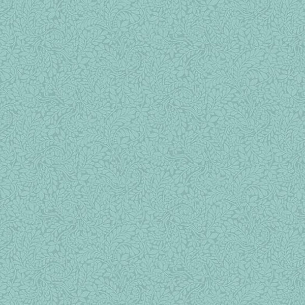 Liberty - York Fern Duck Egg Blue - Cotton Fabric