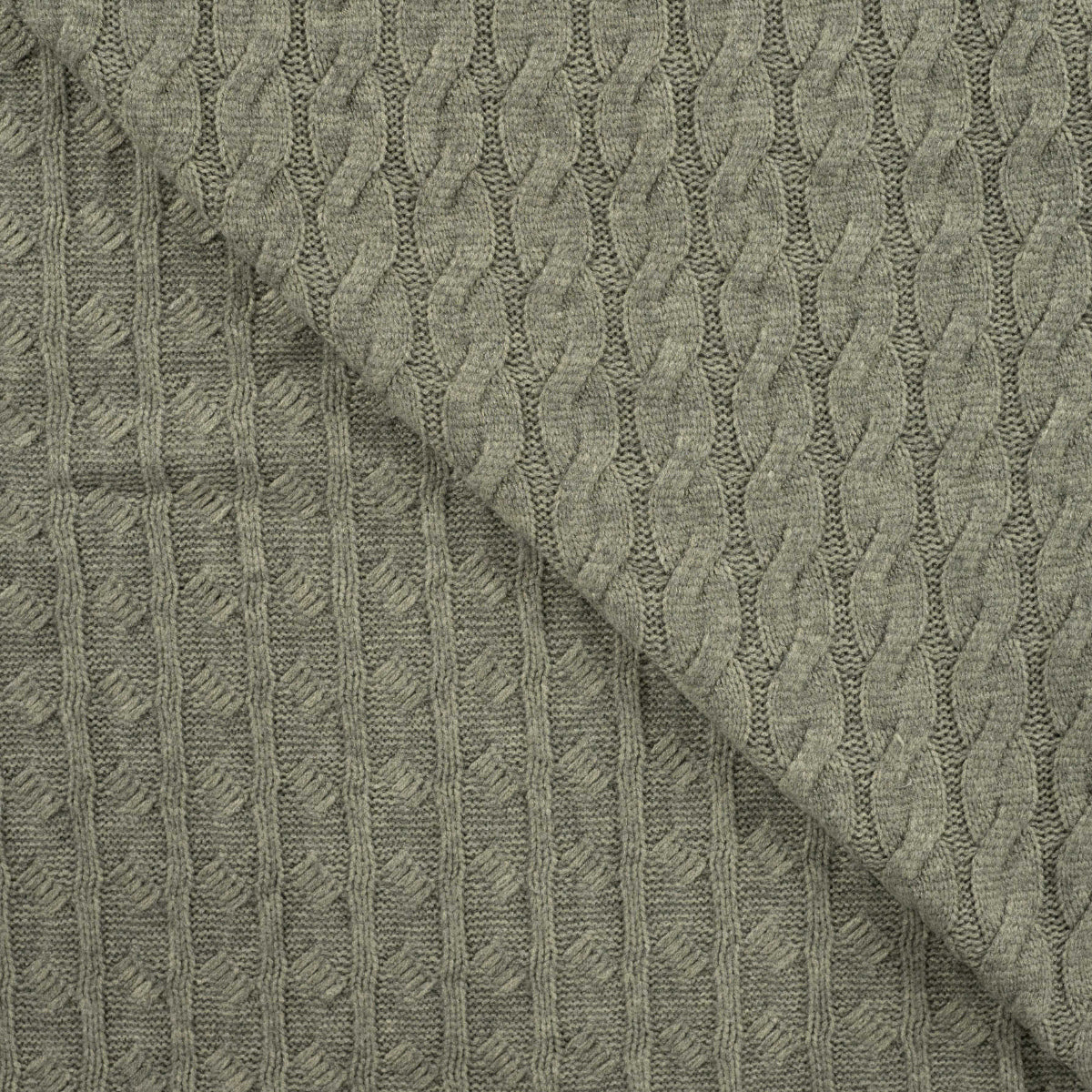 Cable Sweater Knit - Fern