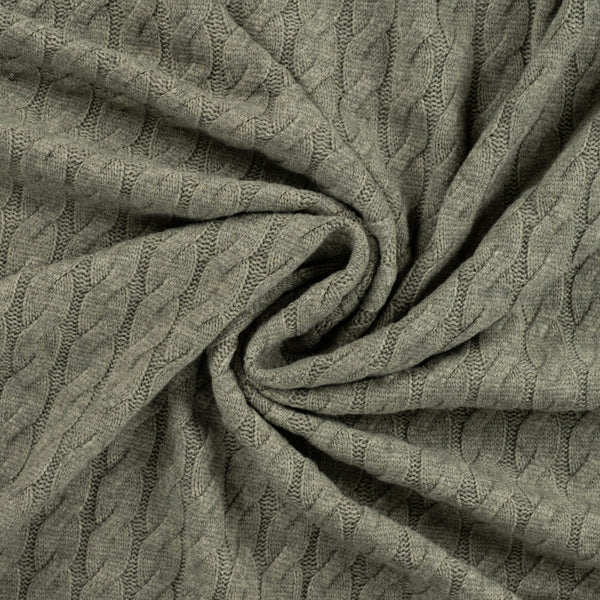 Cable Sweater Knit - Fern