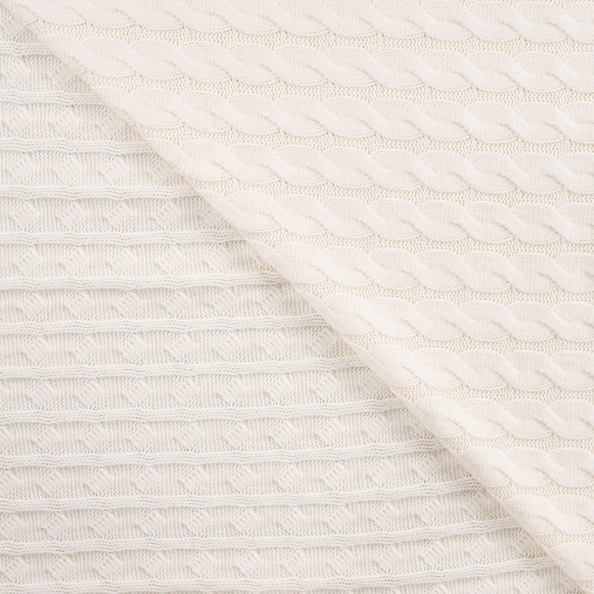 Cable Sweater Knit - Ecru