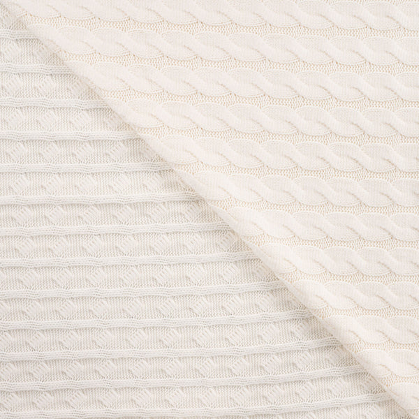 Cable Sweater Knit - Ecru