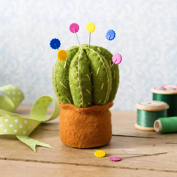 Cactus Pincushion Embroidery Felt Craft Kit