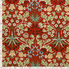 Cotton Canvas - Red Stylized Floral