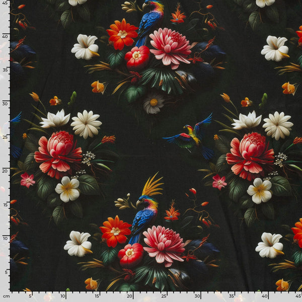 Cotton Canvas - Classic Art Floral
