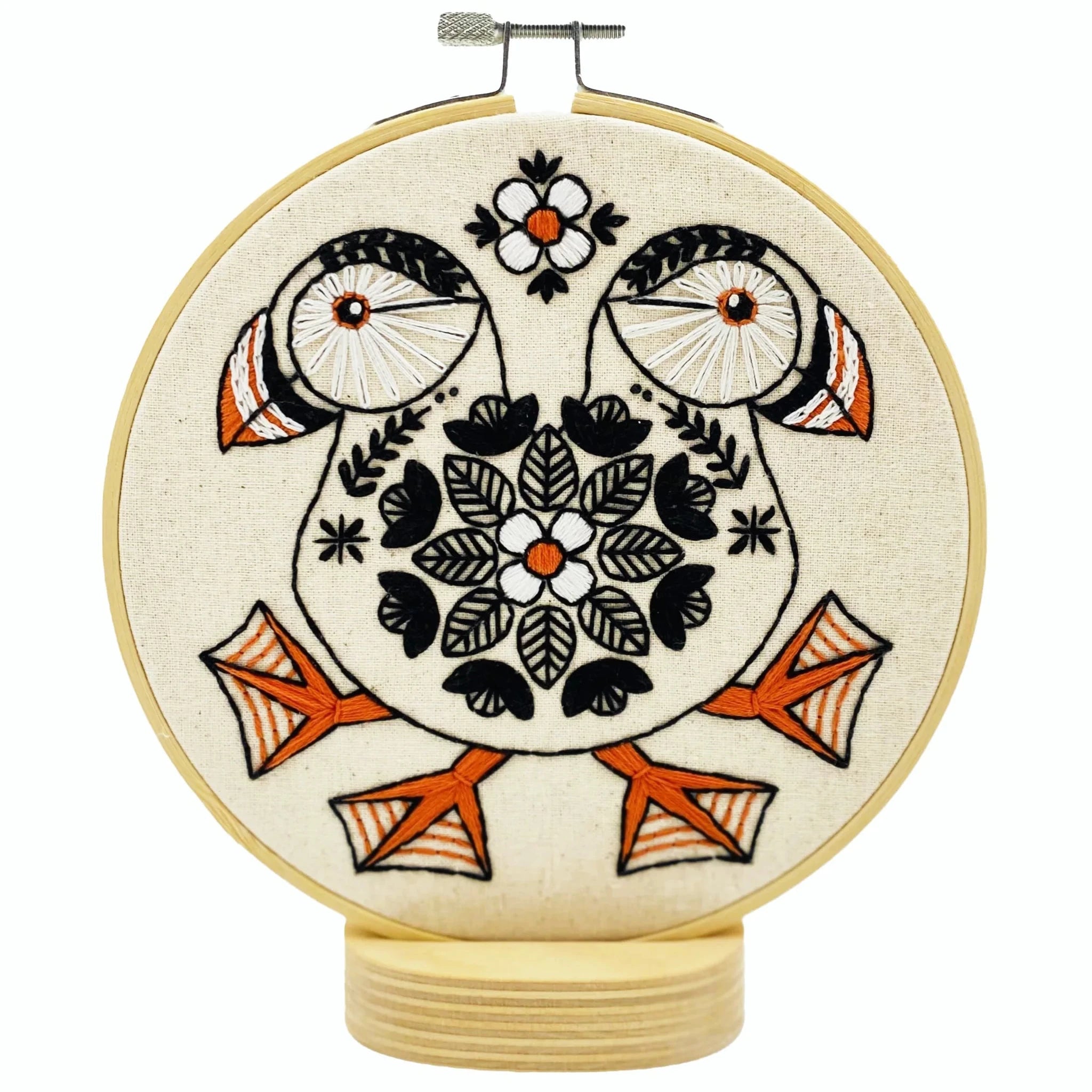 Puffin - Full Embroidery Kit