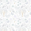 Forever Elegance Hyacinth Cotton Fabric