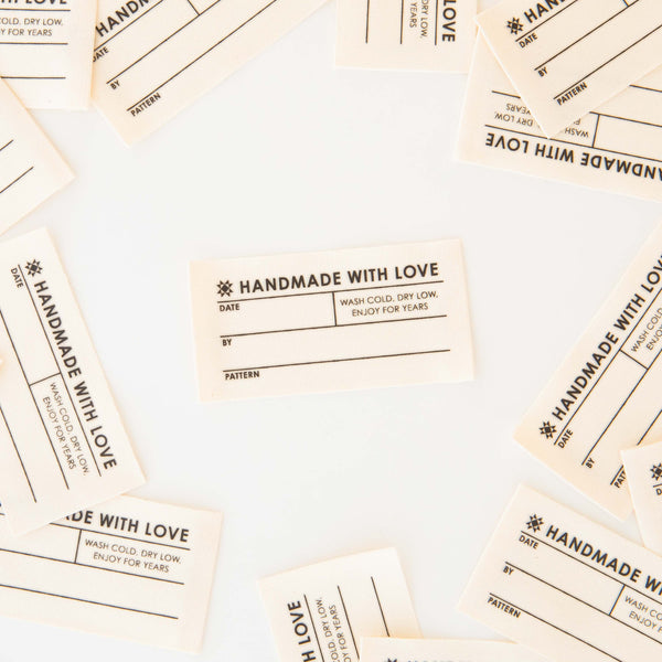 Labels - Quilt Info Large Write-In Organic Cotton